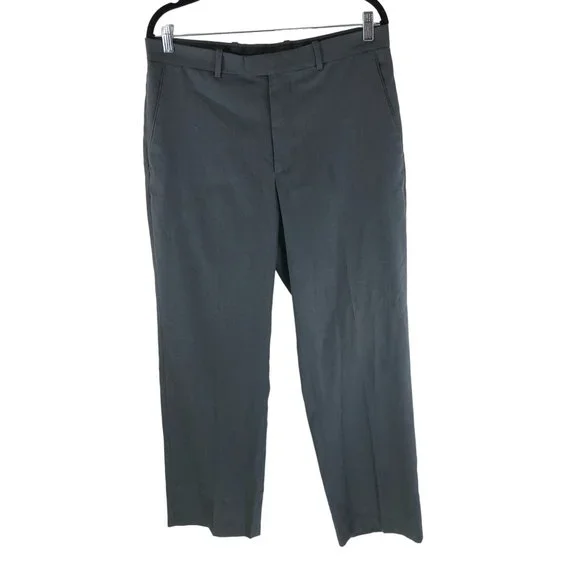 perry ellis classic fit dress pants Classic Fit Solid Stretch Suit Pant – Perry Ellis main image 0